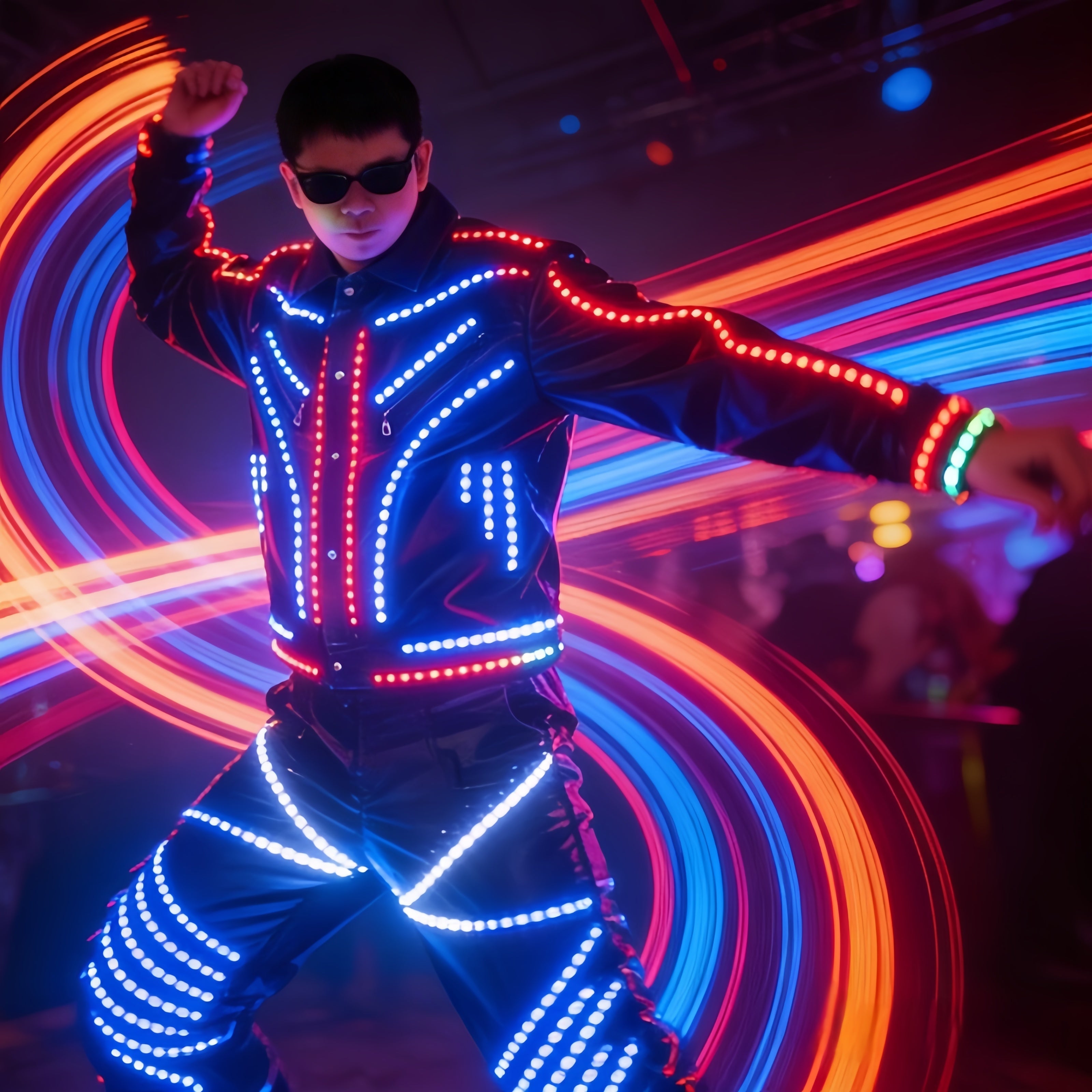 LED Robot Costume