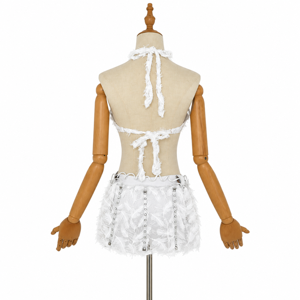 LED Light-Up Mini Dress – RGB Clubwear for Go-Go Dance & Nightclub Parties
