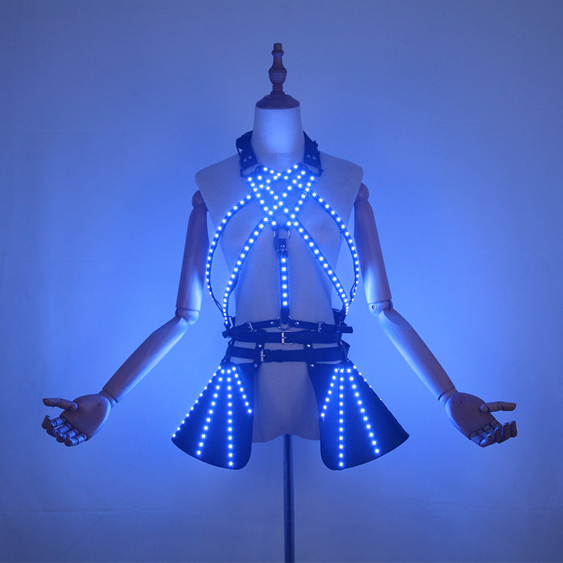 Colorful LED Light-Up Skirt Party Clubbing Wear