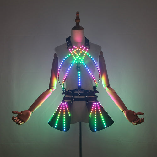 Colorful LED Light-Up Skirt Party Clubbing Wear