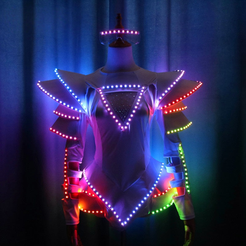 LED Luminous Skirt for Women, Sexy Ballet Skirt, Night Show, Party, DJ
