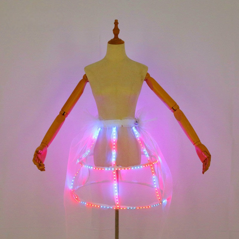 Colorful LED Light-Up Dress – Party & Dance Floor Outfit