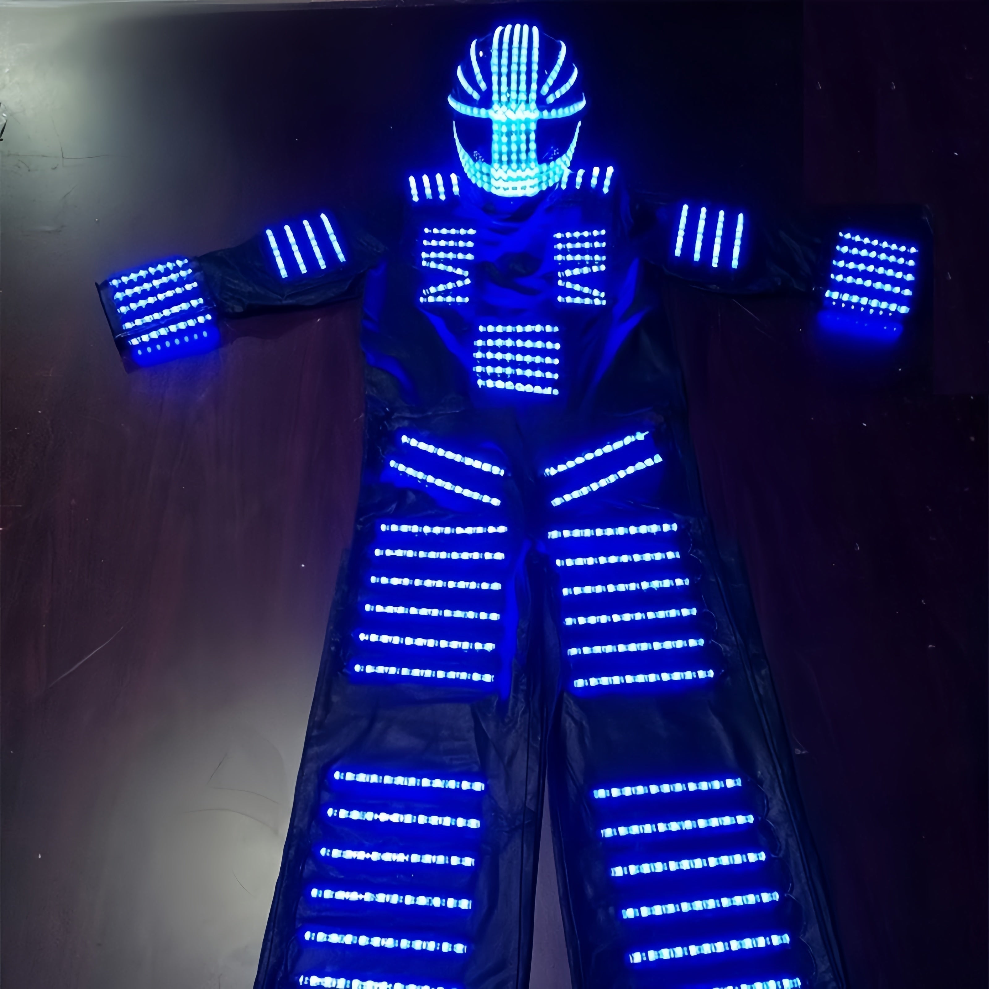 Glowing LED Robot Costume for Events & Festivals