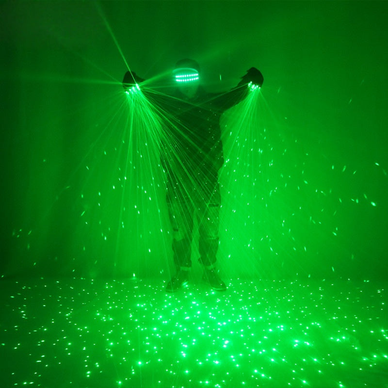 Green Laser Gloves DJ Stage Performance Fluorescent Props