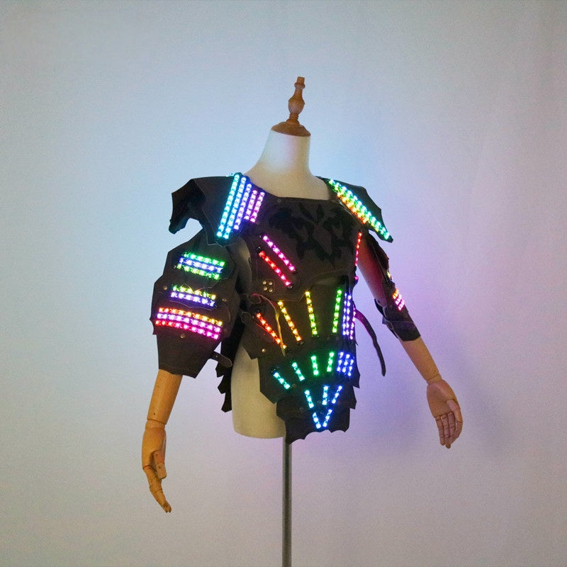 Full-Colour LED Light-Emitting Armour Shoulders COSPLAY Fluorescent Props