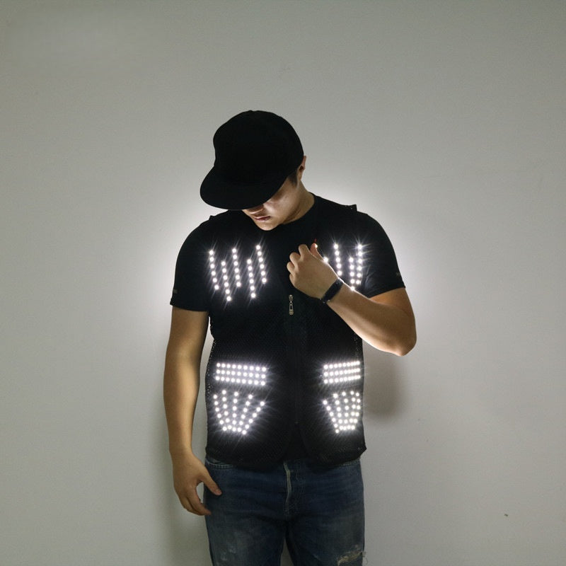 RGB LED Performance Vest — Party, Rave & DJ Outfit