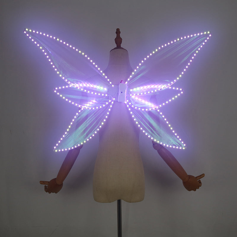 RGB LED Light Wings for Children — Party & Cosplay