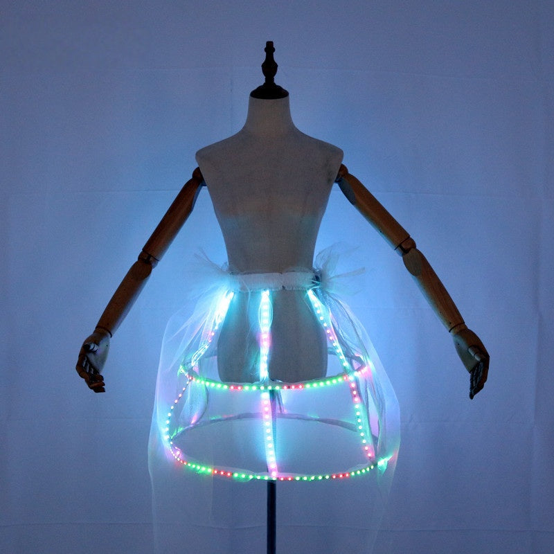 Colorful LED Light-Up Dress – Party & Dance Floor Outfit