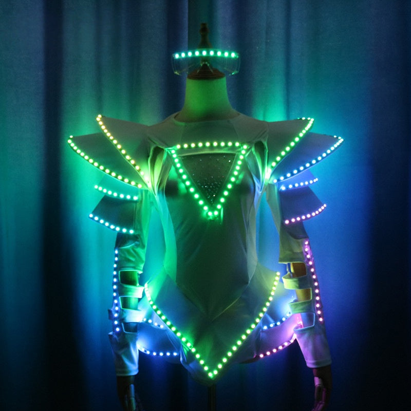 LED Luminous Skirt for Women, Sexy Ballet Skirt, Night Show, Party, DJ
