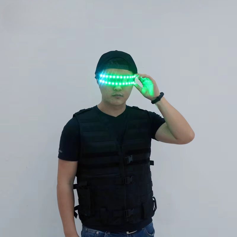 Color-Changing LED Glasses — Festival & Rave Eyewear