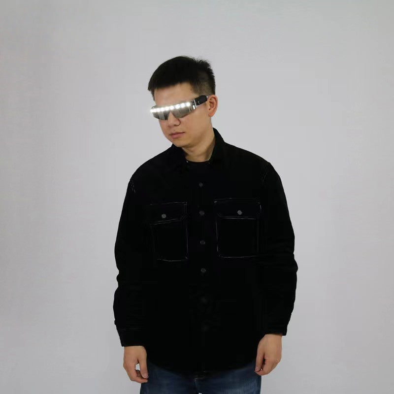 Futuristic LED Glasses — Cyber Rave Accessory