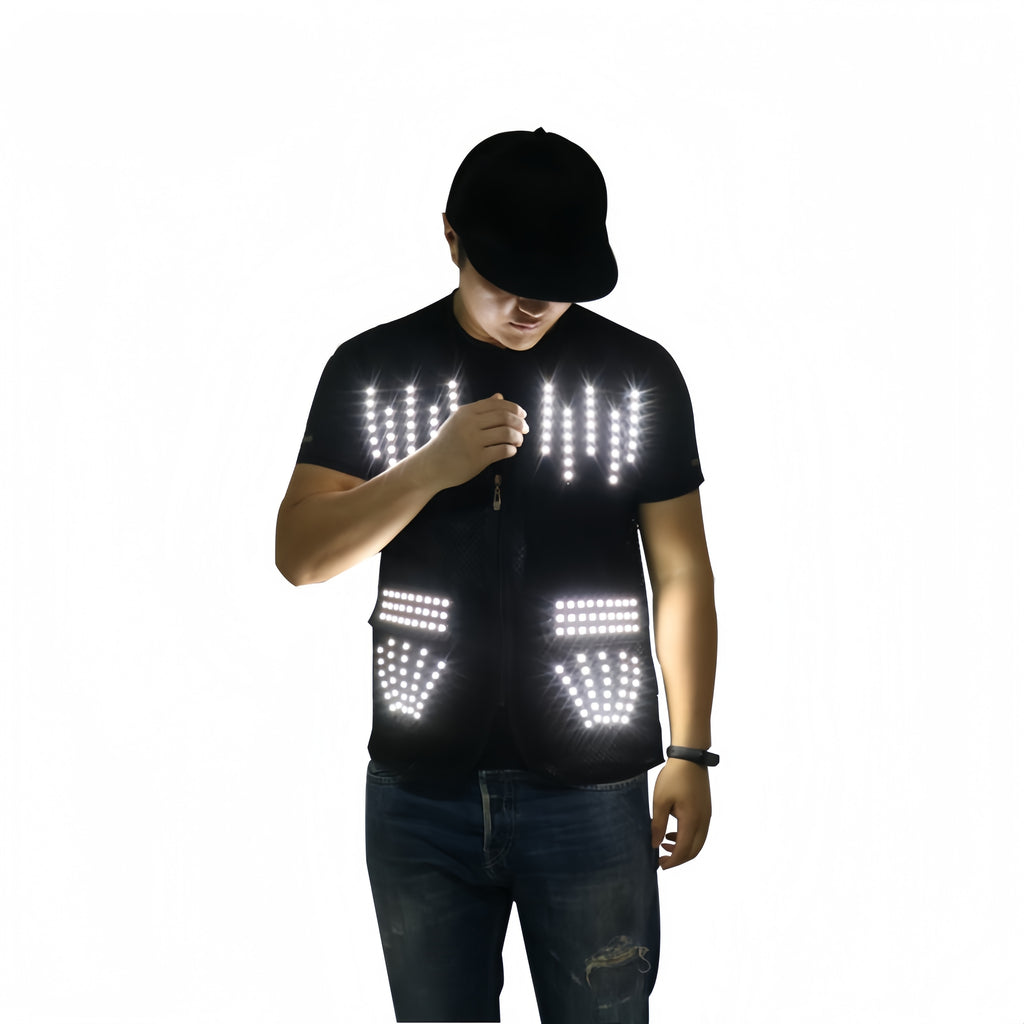 RGB LED Performance Vest — Party, Rave & DJ Outfit