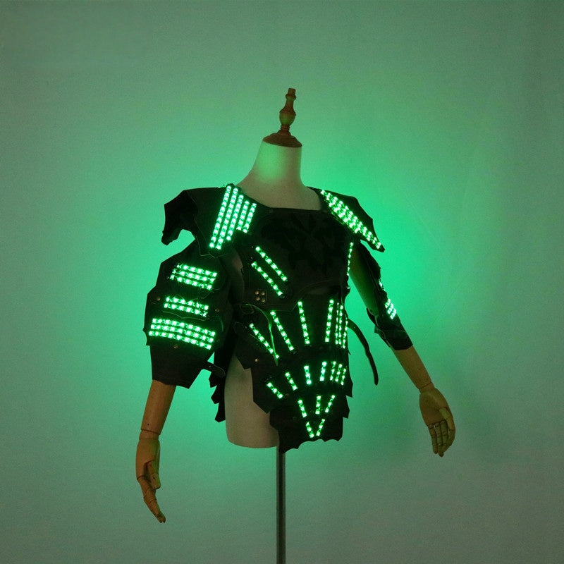 Full-Colour LED Light-Emitting Armour Shoulders COSPLAY Fluorescent Props