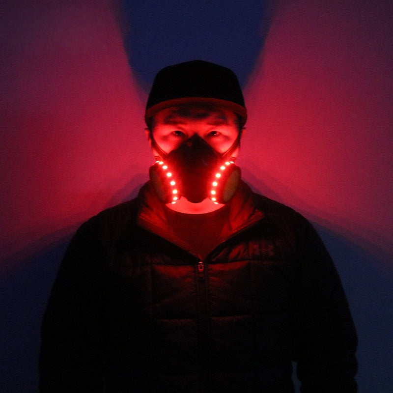 RGB LED Glow Mask — Multicolor Festival Mask