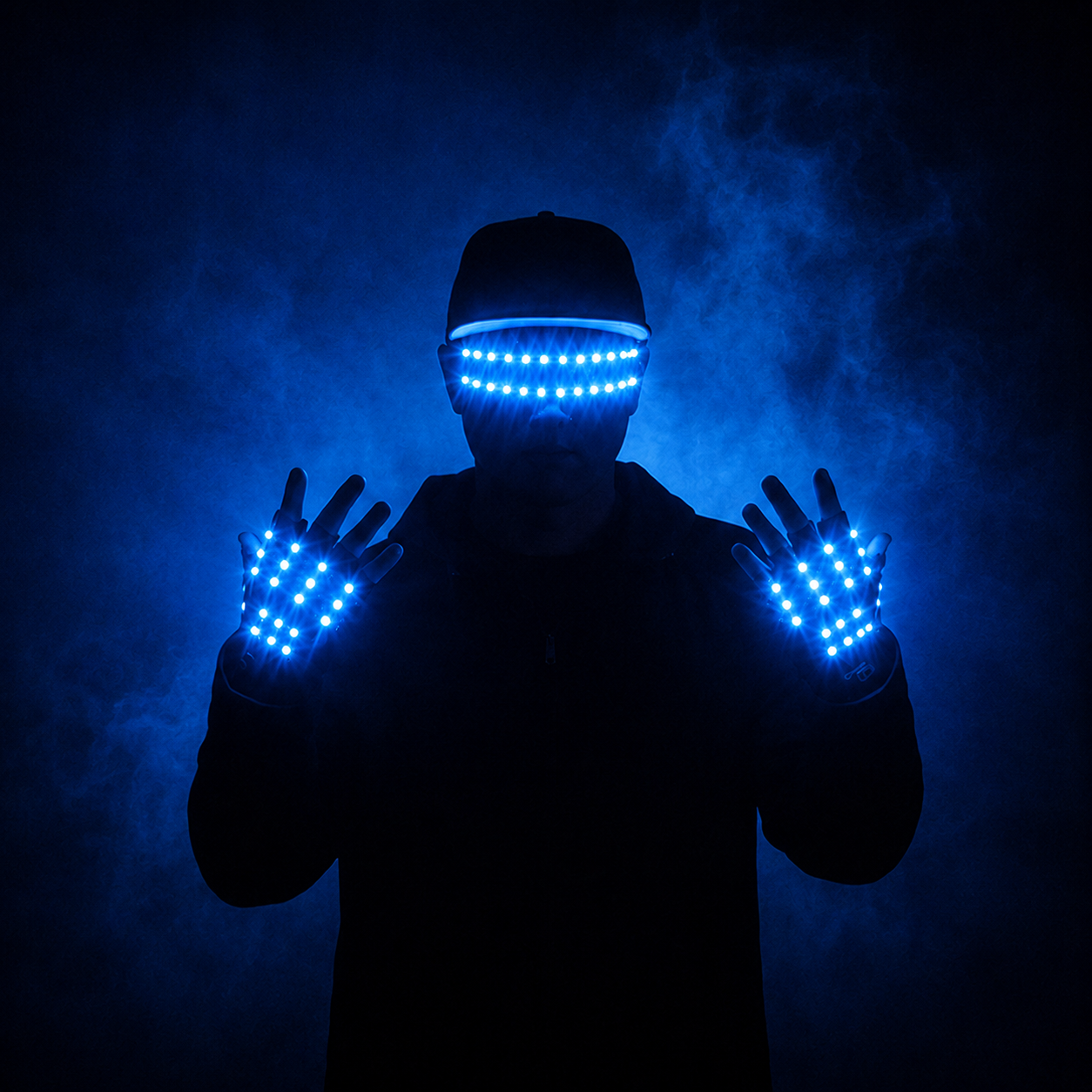 Glow Glasses + LED Glove Set — Festival & Rave Pack