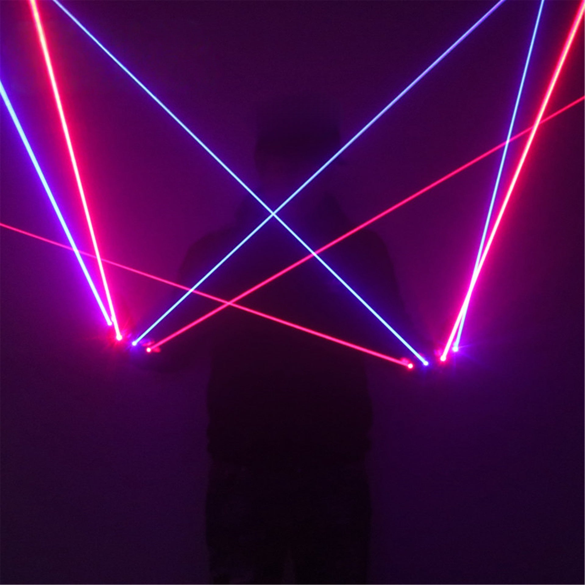 Green Red Laser Glove Set DJ & Dance Light Props