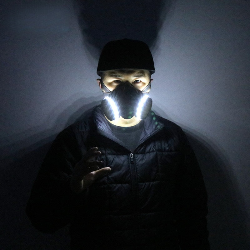 RGB LED Glow Mask — Multicolor Festival Mask