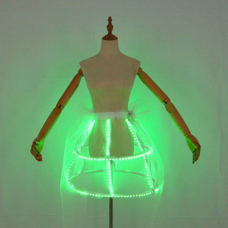 Colorful LED Light-Up Dress – Party & Dance Floor Outfit