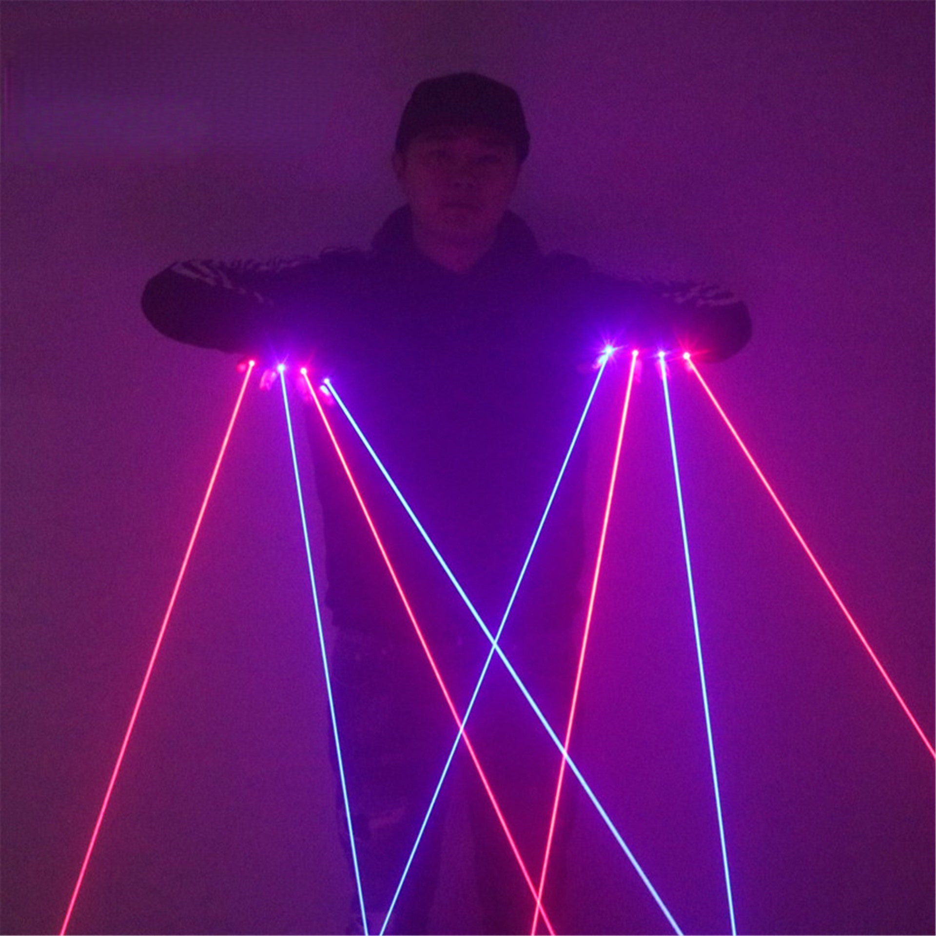 Green Red Laser Glove Set DJ & Dance Light Props