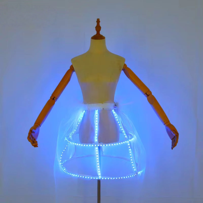 Colorful LED Light-Up Dress – Party & Dance Floor Outfit