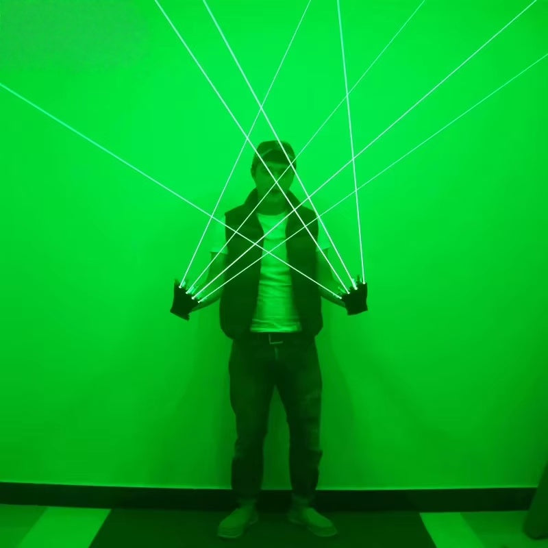 Green Laser Gloves DJ Stage Performance Fluorescent Props