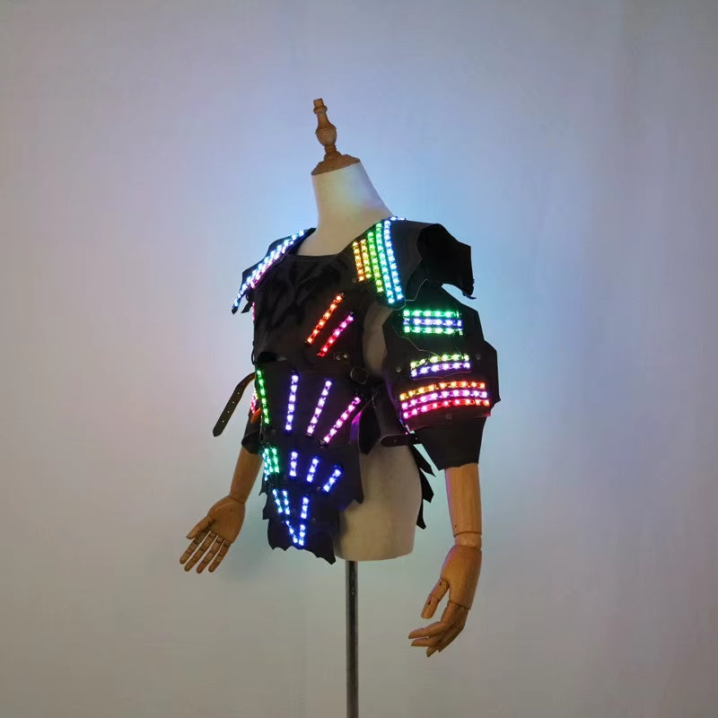 Full-Colour LED Light-Emitting Armour Shoulders COSPLAY Fluorescent Props