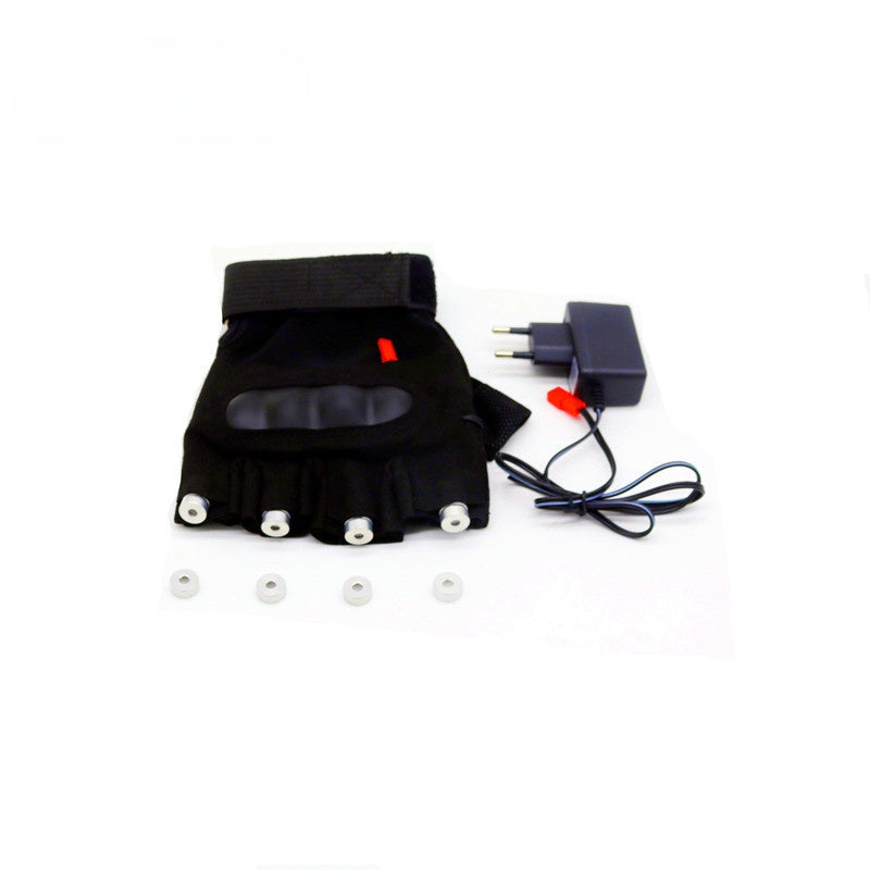 Red Laser Gloves Rechargeable LED Laser Light Gloves for Raves & Cosplay