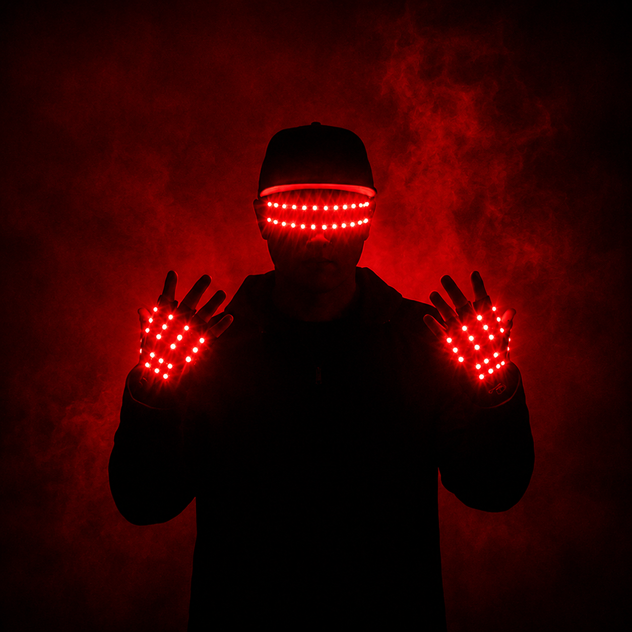 Glow Glasses + LED Glove Set — Festival & Rave Pack