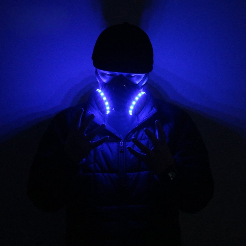 RGB LED Glow Mask — Multicolor Festival Mask