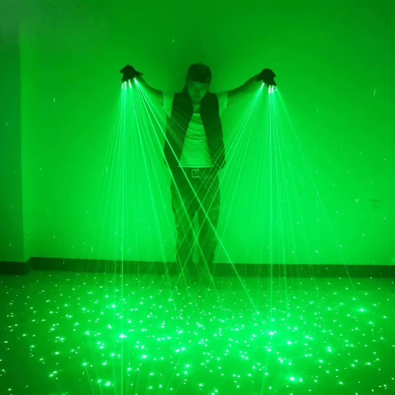 Green Laser Gloves DJ Stage Performance Fluorescent Props