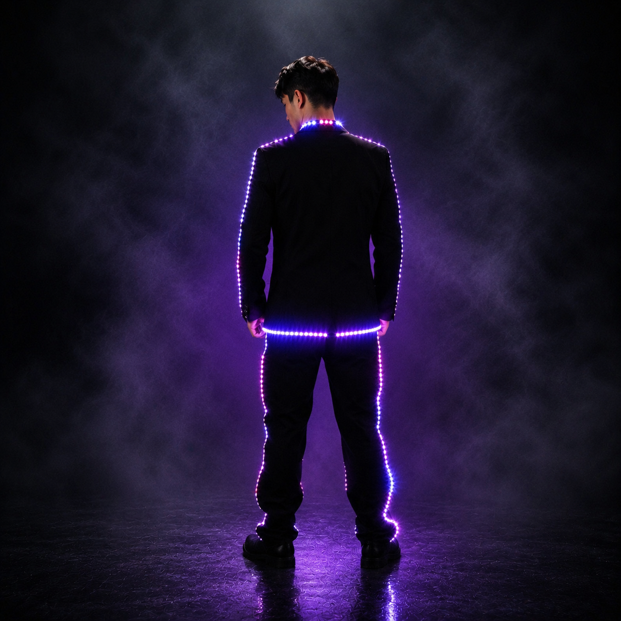 Luminous LED Suit Costume – Glowing Party & Stage Props