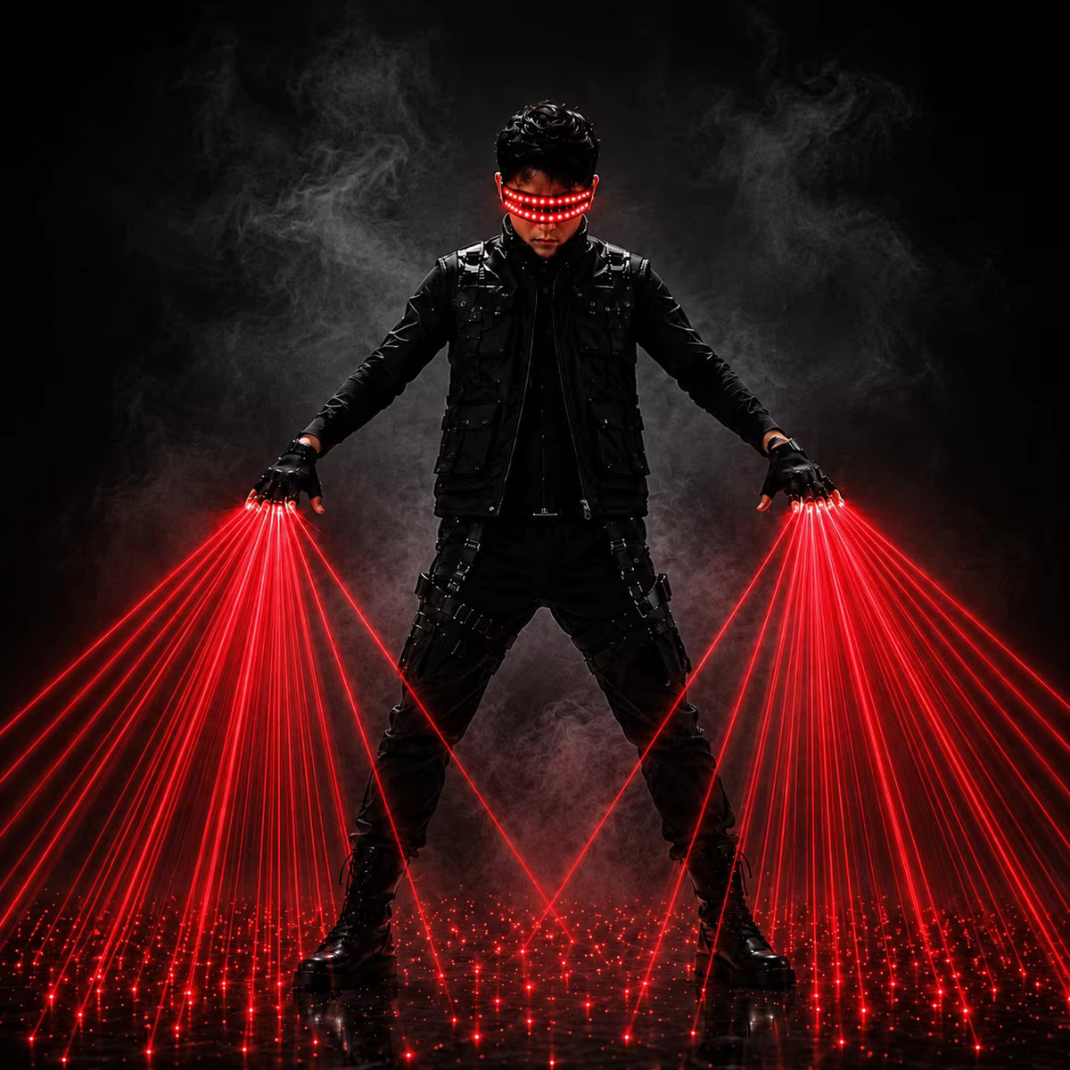 Green Laser Gloves DJ Stage Performance Fluorescent Props