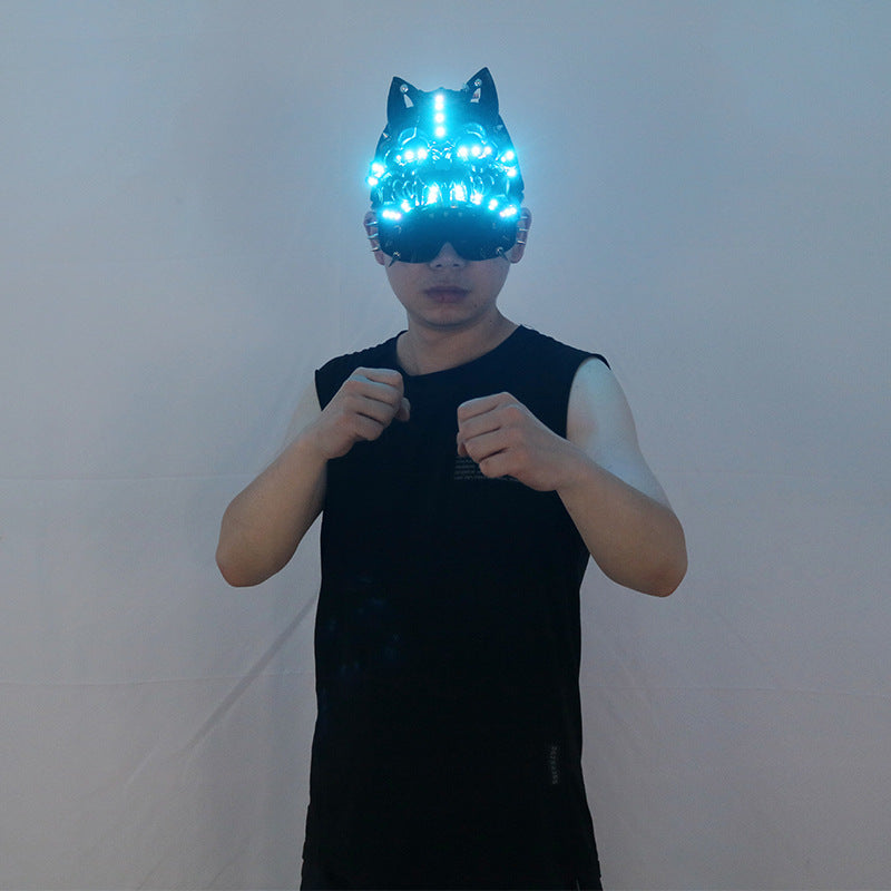 RGB LED Party Hat — Multicolor Light-Up Cap