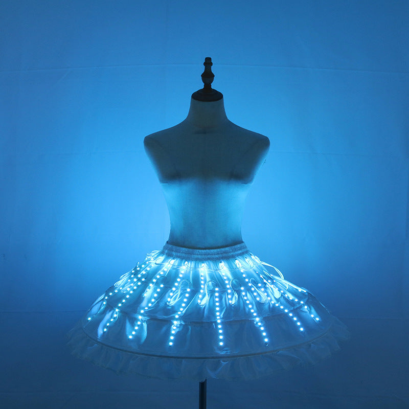 LED Glowing Ballet Dress — Colorful Light-Up Dance Costume