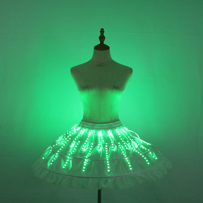 LED Glowing Ballet Dress — Colorful Light-Up Dance Costume