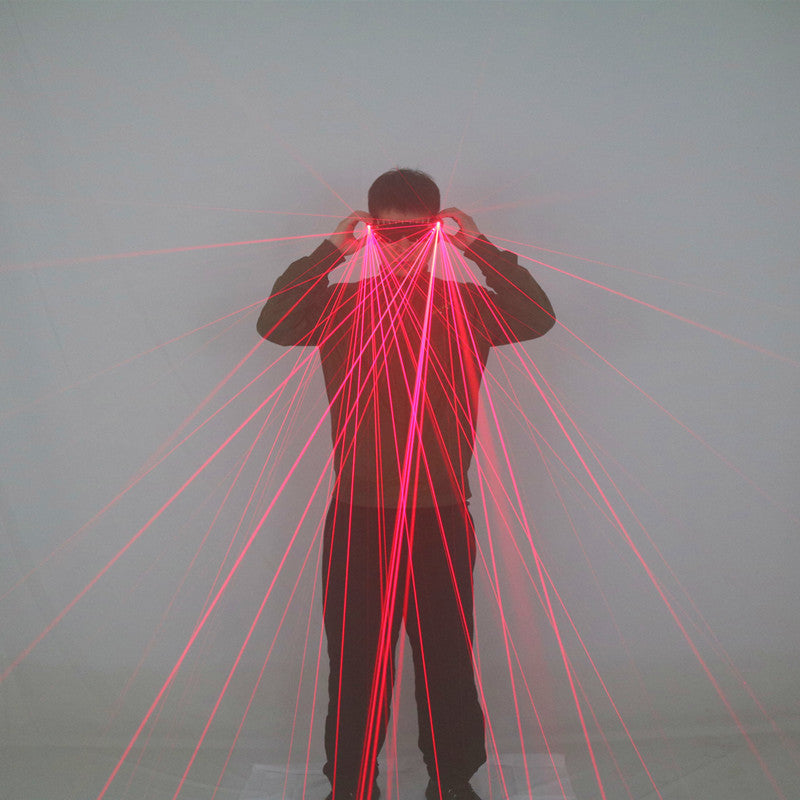 Laser Beam LED Party Glasses — Light-Up Costume Accessory