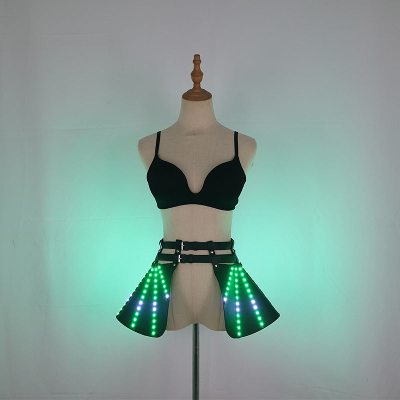 Colorful LED luminous skirt is suitable for stage performance skirt