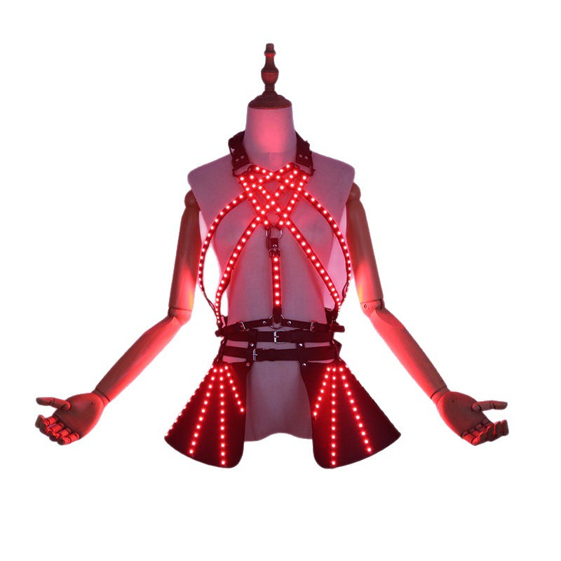 Colorful LED Light-Up Skirt Party Clubbing Wear