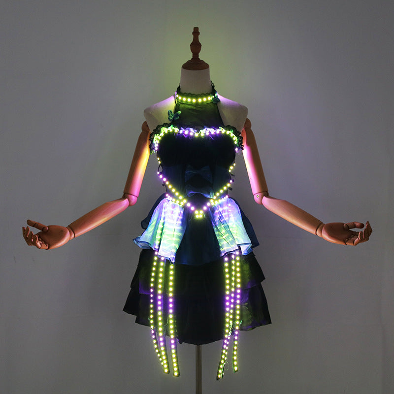 Colorful LED Light-Up Skirt –Parties and Performances