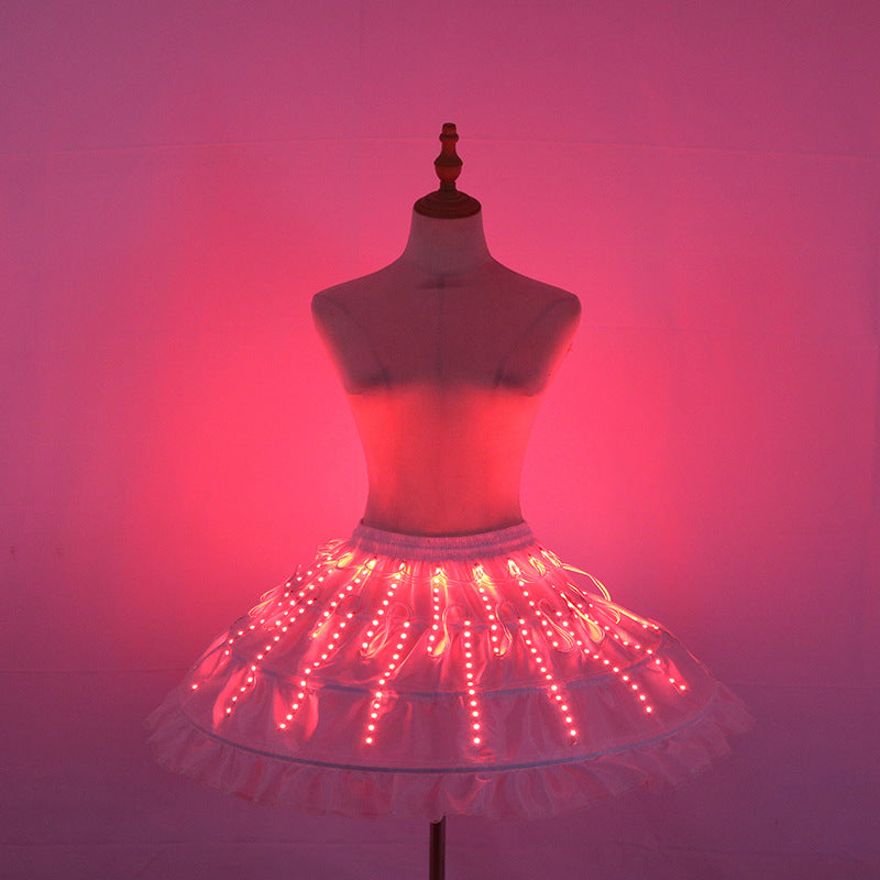 LED Glowing Ballet Dress — Colorful Light-Up Dance Costume