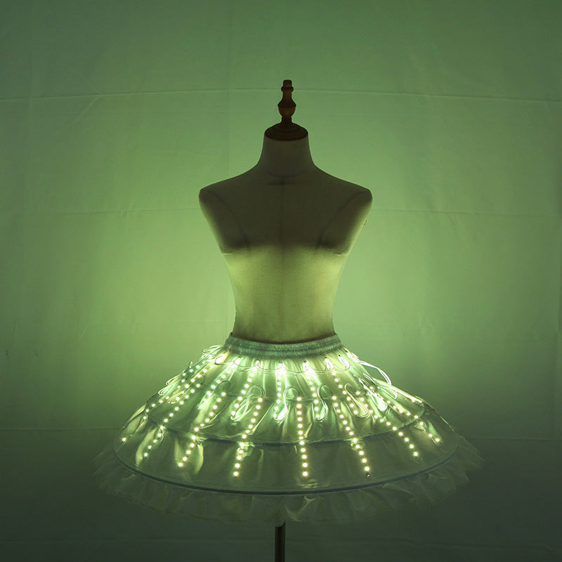 LED Glowing Ballet Dress — Colorful Light-Up Dance Costume