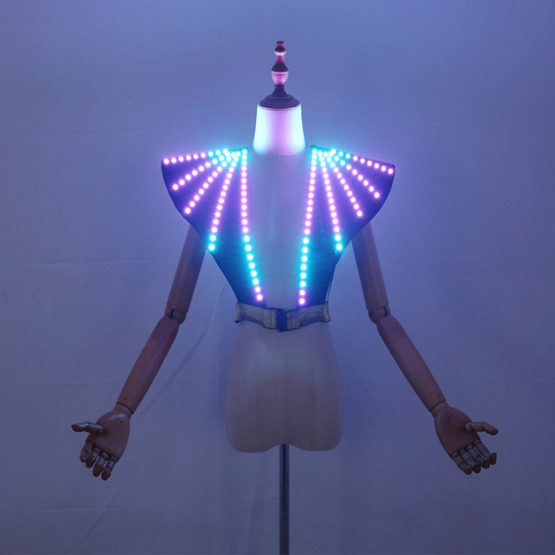 Nightclub LED Light Up Shrug for Women – Dance, DJ & Stage Show Costume
