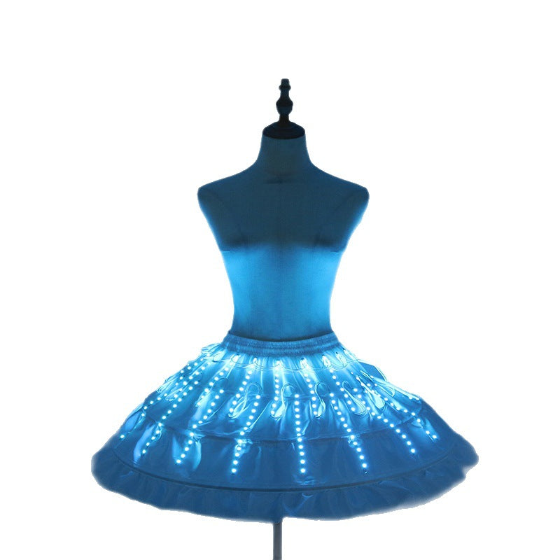 LED Glowing Ballet Dress — Colorful Light-Up Dance Costume