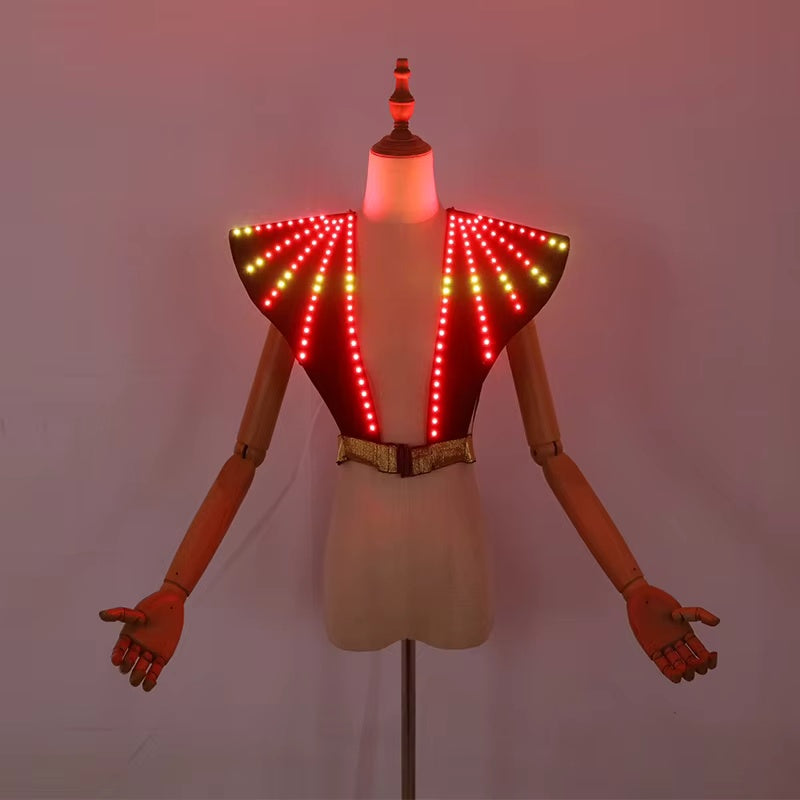 Nightclub LED Light Up Shrug for Women – Dance, DJ & Stage Show Costume