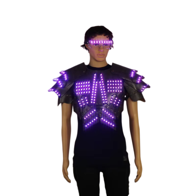 LED Clothing, Fluorescent Glasses, Stage Performance Armor