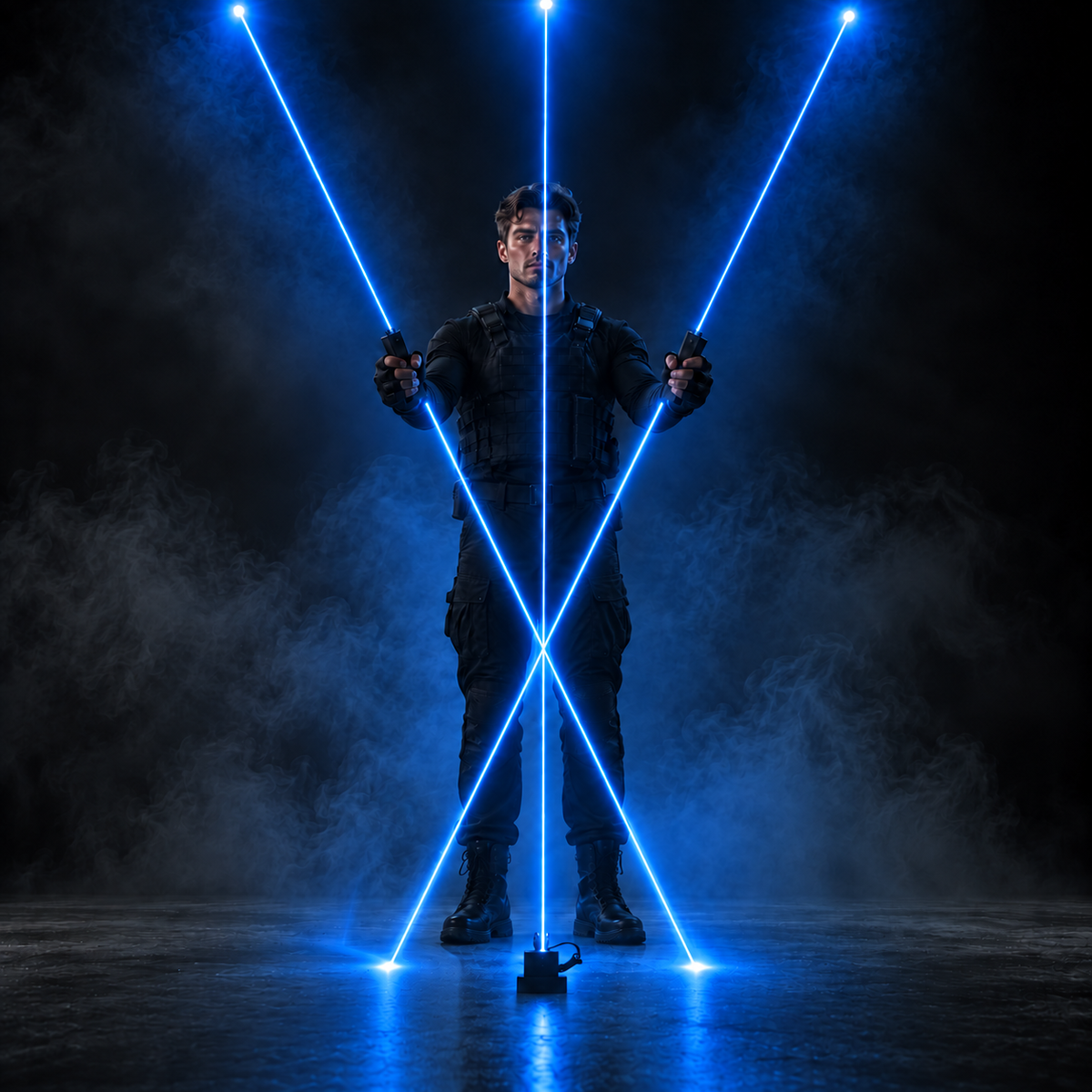 Large Fluorescent Laser Sword for Stage Magic Shows