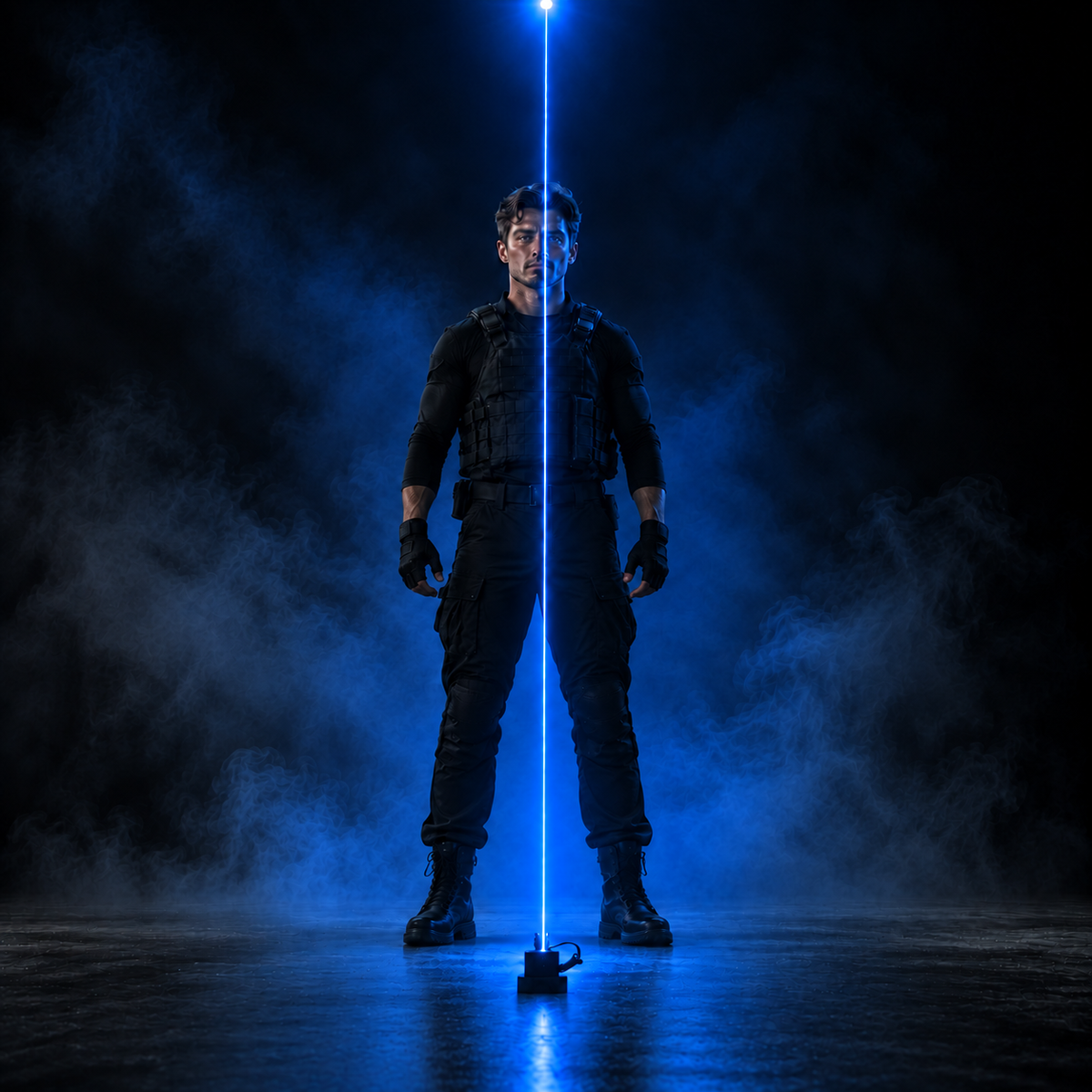 Large Fluorescent Laser Sword for Stage Magic Shows