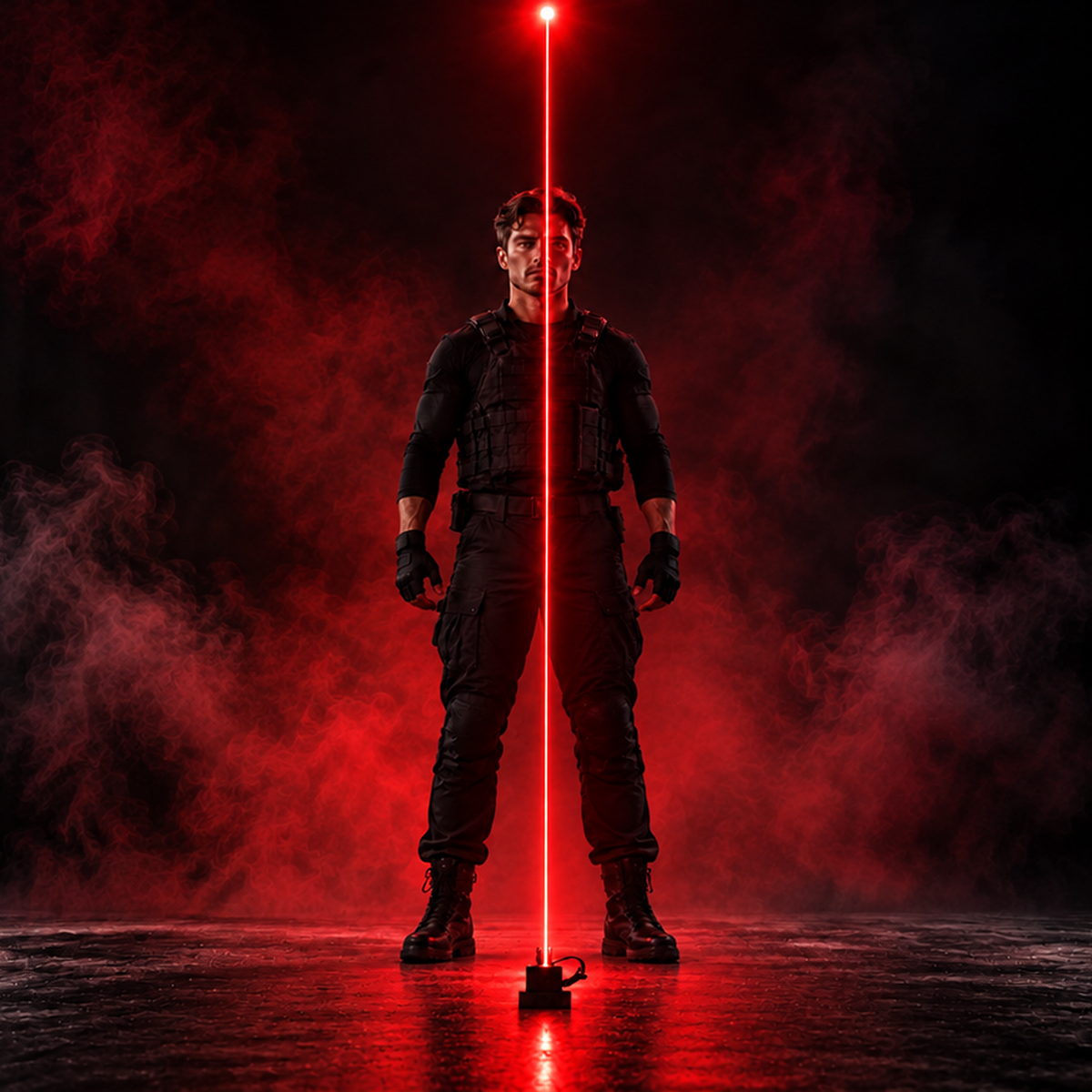 Large Fluorescent Laser Sword for Stage Magic Shows