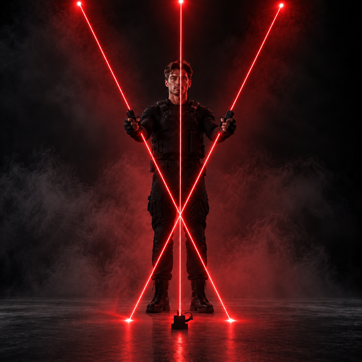 Large Fluorescent Laser Sword for Stage Magic Shows
