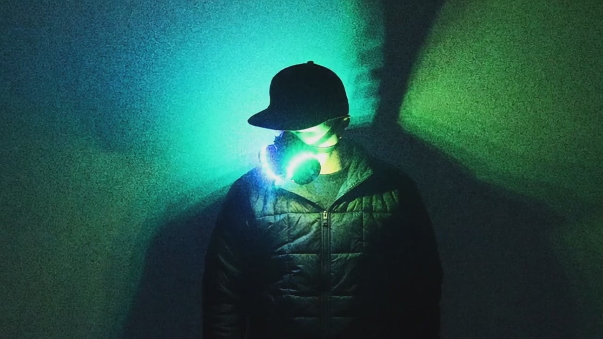 RGB LED Glow Mask — Multicolor Festival Mask